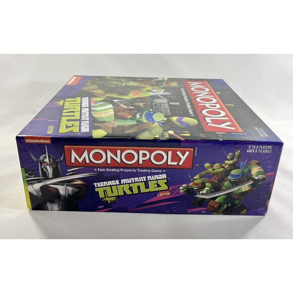 Monopoly TMNT Nickelodeon 2014 Teenage Mutant Ninja Turtles Board Game - Picture 10 of 12